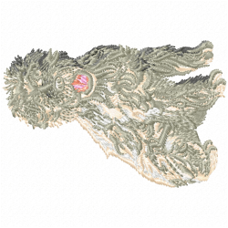 Dogs Embroidery Design 9